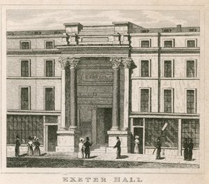 Exeter Hall, Strand, London av English School