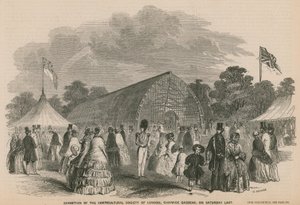Utstilling av Horticultural Society of London, Chiswick Gardens av English School