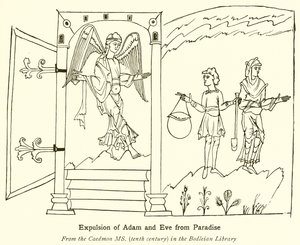 Utvisning av Adam og Eva fra paradis av English School