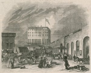 Eksteriør av Great Western Railway-terminalen av English School