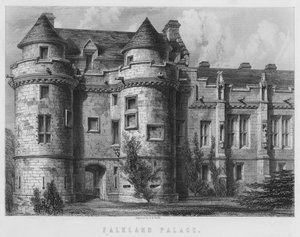 Falkland Palace (gravering) av English School