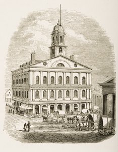 Faneuil Hall, Boston, ca. 1870, fra 