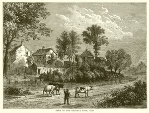 Gård i Regents Park, 1750
