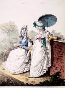 Fashion Plate of Ladies Morning Dress, 1796 av English School