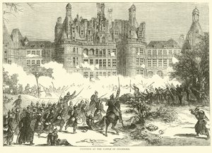 Kamp ved slottet i Chambord, desember 1870 av English School