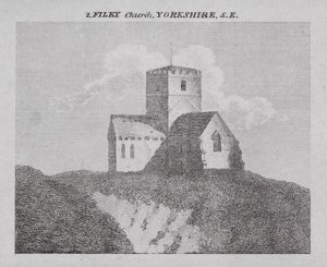 Filey Church, Yorkshire, SE (gravering) av English School