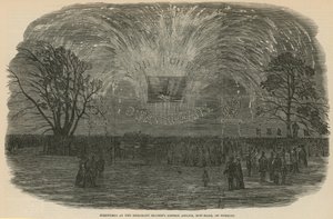 Fyrverkeri på Merchant Seamens Orphan Asylum av English School