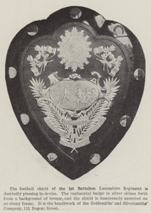 Første bataljon Lancashire Regiment (gravering) av English School