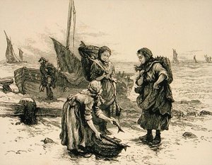 Fisherwomen i ca. 1880, fra 