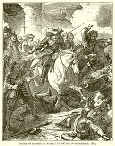 Flight of Monmouth etter slaget ved Sedgemoor, 1685 av English School