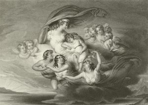 Flight of Venus med Ascanius av English School