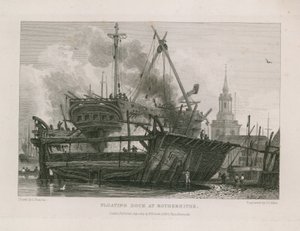 Flytebrygge ved Rotherhithe av English School