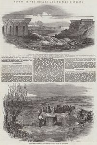 Flom i Midland og Western District (gravering) av English School