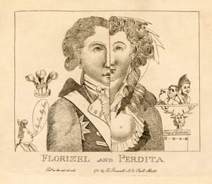 Florizel og Perdita, pub. ca. 1783 (gravering) av English School