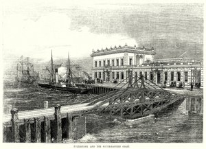 Folkestone og sør-østkysten (gravering) av English School