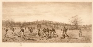 Fotball ved Harrow School, 1887 av English School