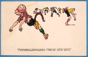Fotballspillere på godt og vondt av English School