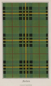 Forbes tartan av English School