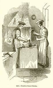 Smiing av barberblader av English School