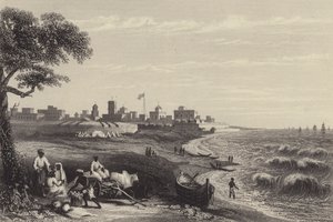 Fort George, Madras (gravering) av English School