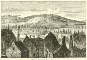 Fortene Noisy og Avron fra Noisy-le-Grand, januar 1871 av English School