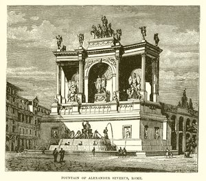 Fontenen til Alexander Severus, Roma av English School