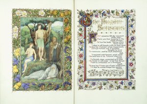 Fire menn i forskjellige aldre av English School