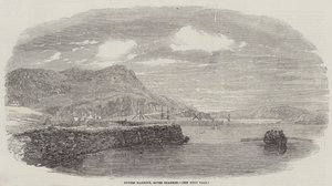 Foynes havn, elven Shannon (gravering) av English School