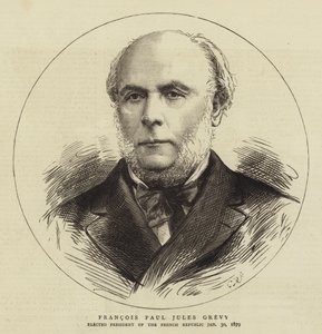 Francois Paul Jules Grevy (gravering) av English School