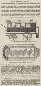 Franklinskys nye patentomnibus (gravering) av English School