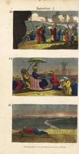 Frederick Horneman leser Koranen for berberne i Siwa Oasis 13, en karavane som hilser sultanen fra Fezzan 14, og en reisende som er etterlatt i ørkenen av English School