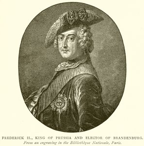 Frederick II, konge av Preussen og kurfyrst av Brandenburg av English School