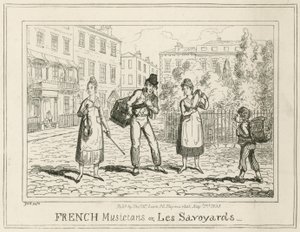 Franske musikere eller Les Savoyards av English School