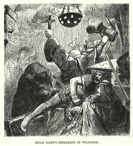Friar Ilsans fremmaning av Wildeber (gravering) av English School