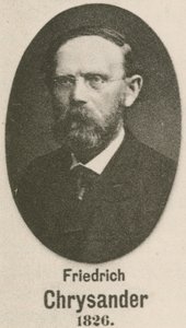 Friedrich Chrysander (gravering) av English School