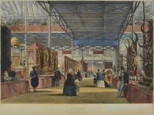 Fra "Dickinson's Comprehensive Pictures of the Great Exhibition of 1851", publisert 1854 India nr. 6, 1854 av English School
