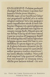 Fra Barzizius' brev, trykt i Paris av English School
