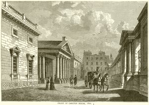 Foran Carlton House, 1820 av English School