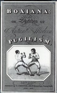 Forsiden av magasinet "Boxiana". av English School