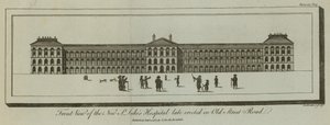 Forfra av det nye St Lukes Hospital av English School