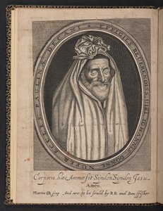 Frontispiece fra Deaths Duell av John Donne av English School