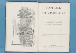 Frontispice fra Football: Our Winter Game, av Charles W. Alcock, 1874 (se også 315142 og 315144) av English School