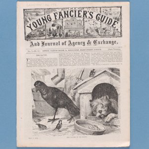 Frontispice fra The Young Fanciers Guide, 1874 (se også 315145) av English School
