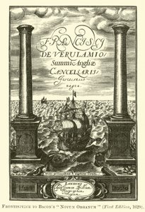 Frontispice til Bacons Novum Organum av English School