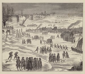 Frost Fair (gravering) av English School