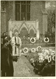Begravelse av Lord Beaconsfield på Hughenden av English School