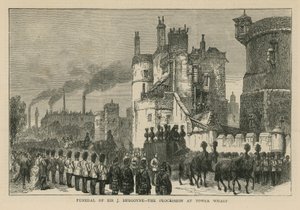 Begravelse til Sir John Fox Burgoyne av English School