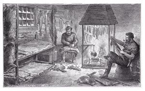 Pelsfangere i Canada, 1880 av English School