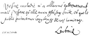 G W de Leibniz av English School