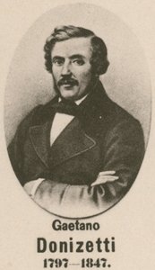 Gaetano Donizetti (gravyr) av English School